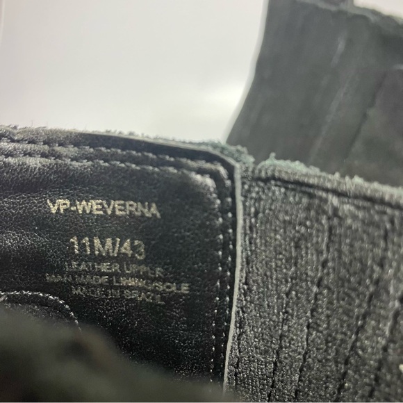 Vince Camuto black suede weverna booties block heel women’s size 11 trendy - Picture 8 of 8